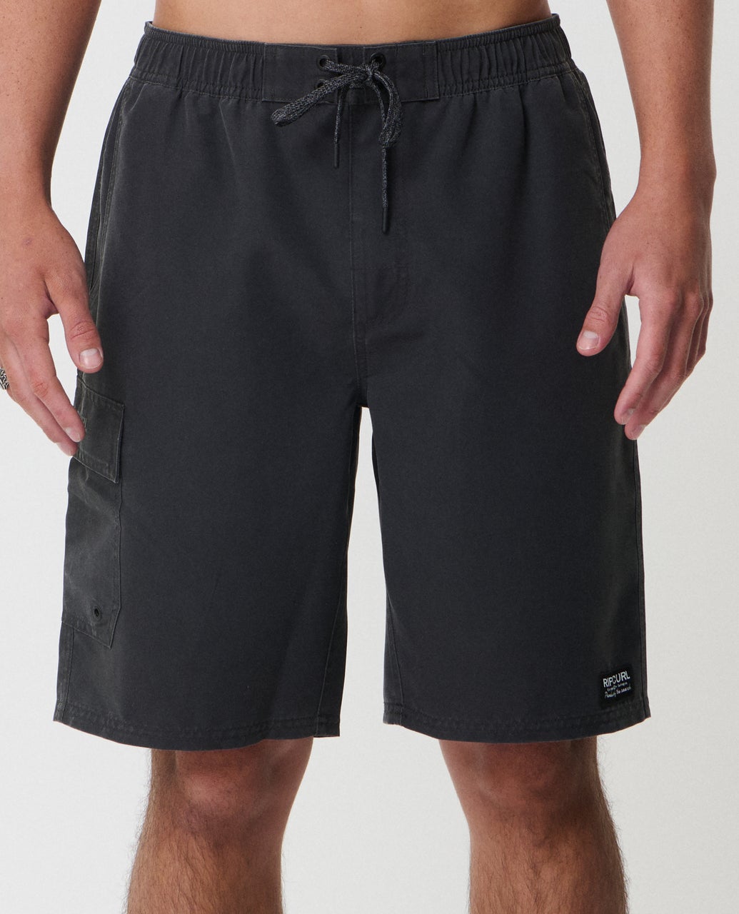 Classic Surf Cargo Boardshort - Black/Black