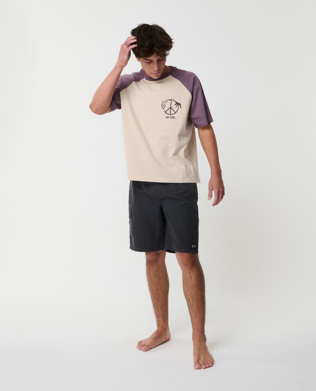 Classic Surf Cargo Boardshort - Black/Black