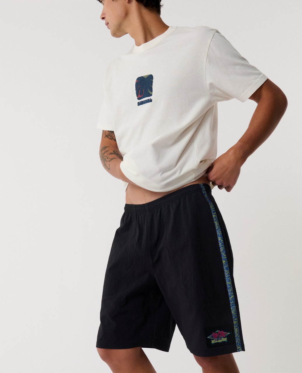 Rip Curl Tribal 20 Volley Black front