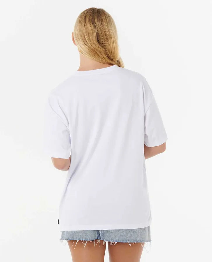 Rip Curl Summer Classic Heritage Tee - White (view 2)