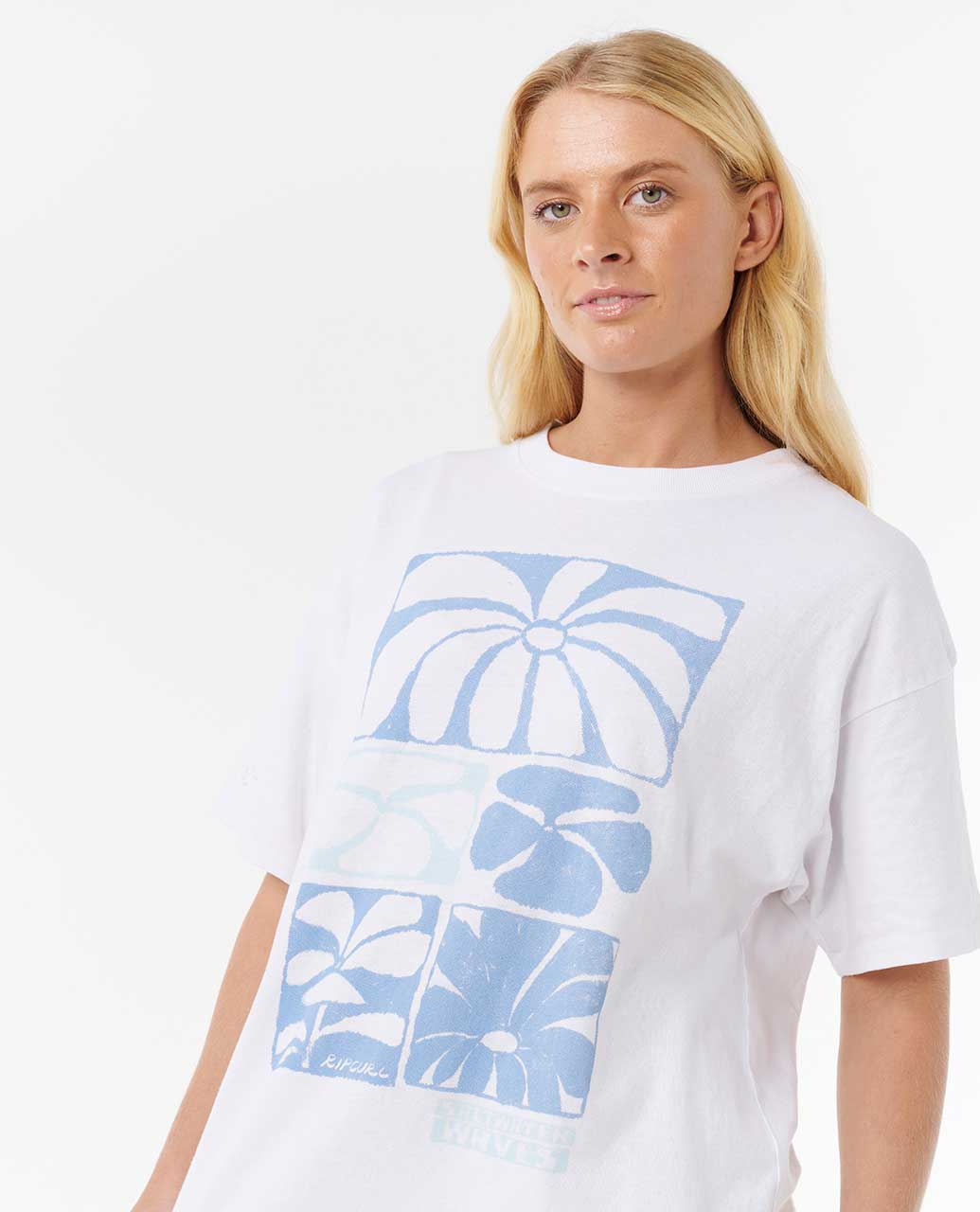 Rip Curl Oceanic Heritage Tee - Optical White (view 5)