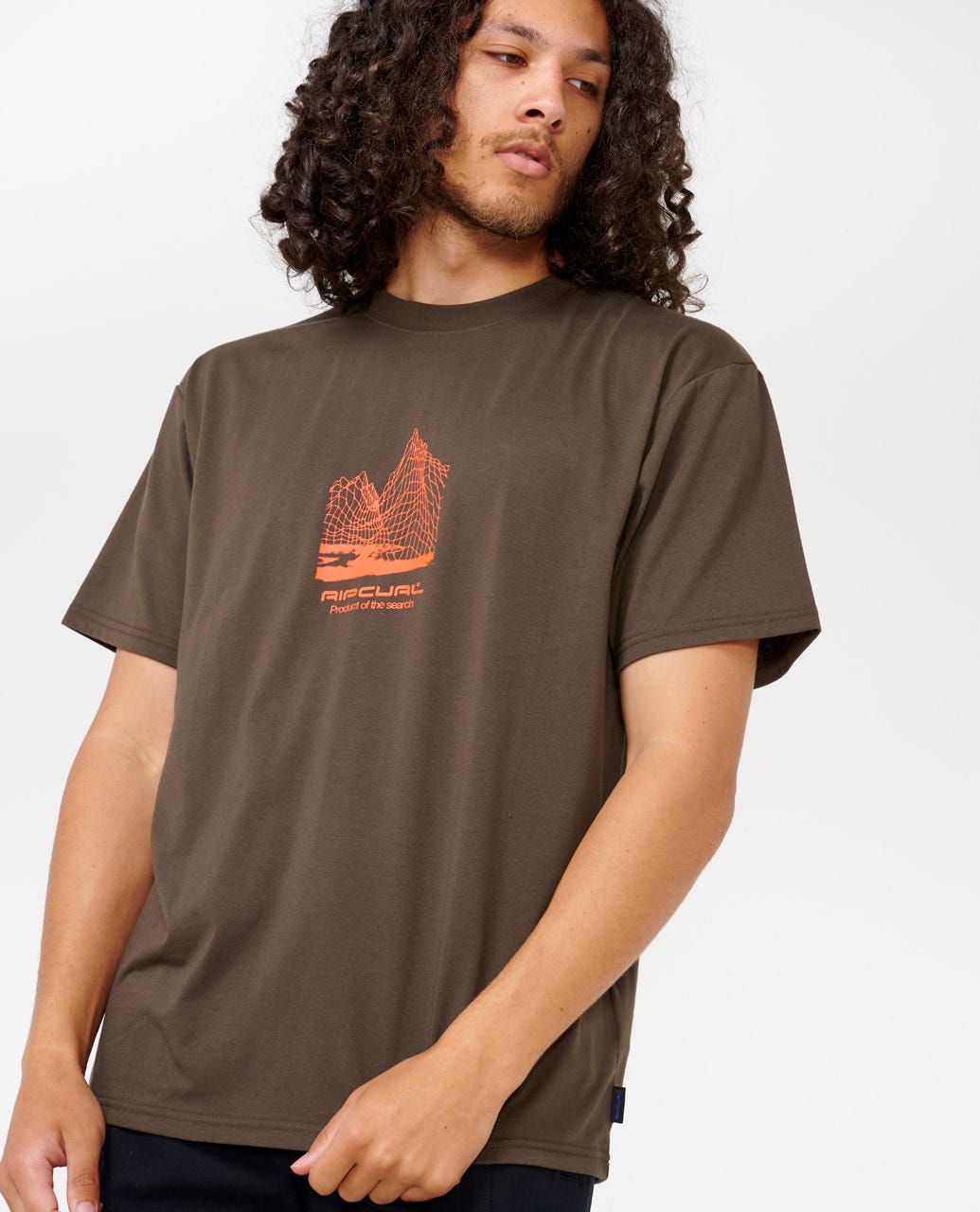 Rip Curl Vaporcool Search Frequency Tee - Deep Rock