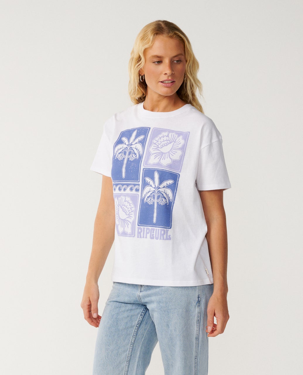 Bossa Nova Relaxed Tee - White