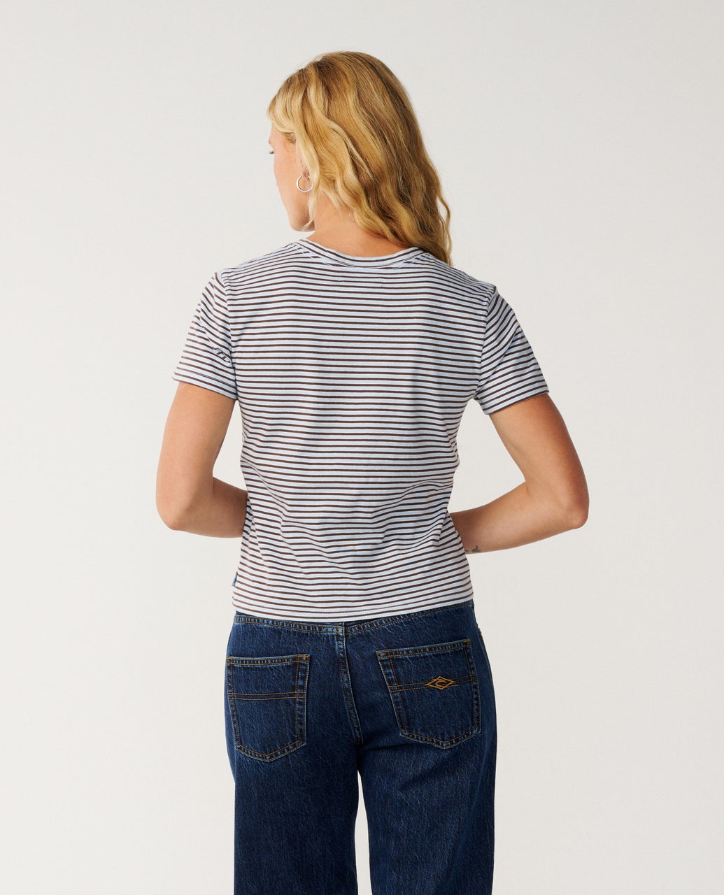 SG Yd Stripe Standard Tee - Sky Blue