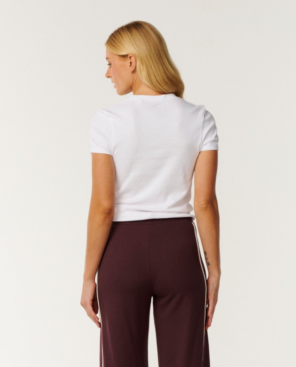 Rip Curl Paraiso Fitted Tee in White - detail