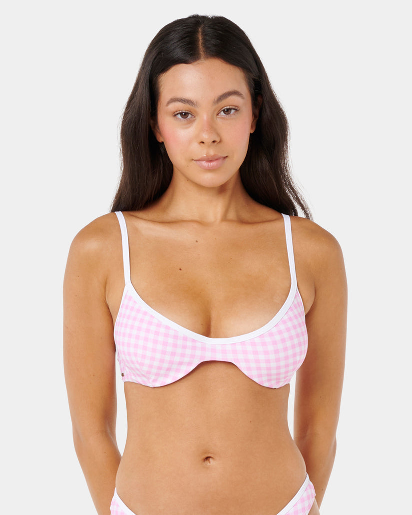 Rip Curl Classic Surf D-DD Top - Light Pink