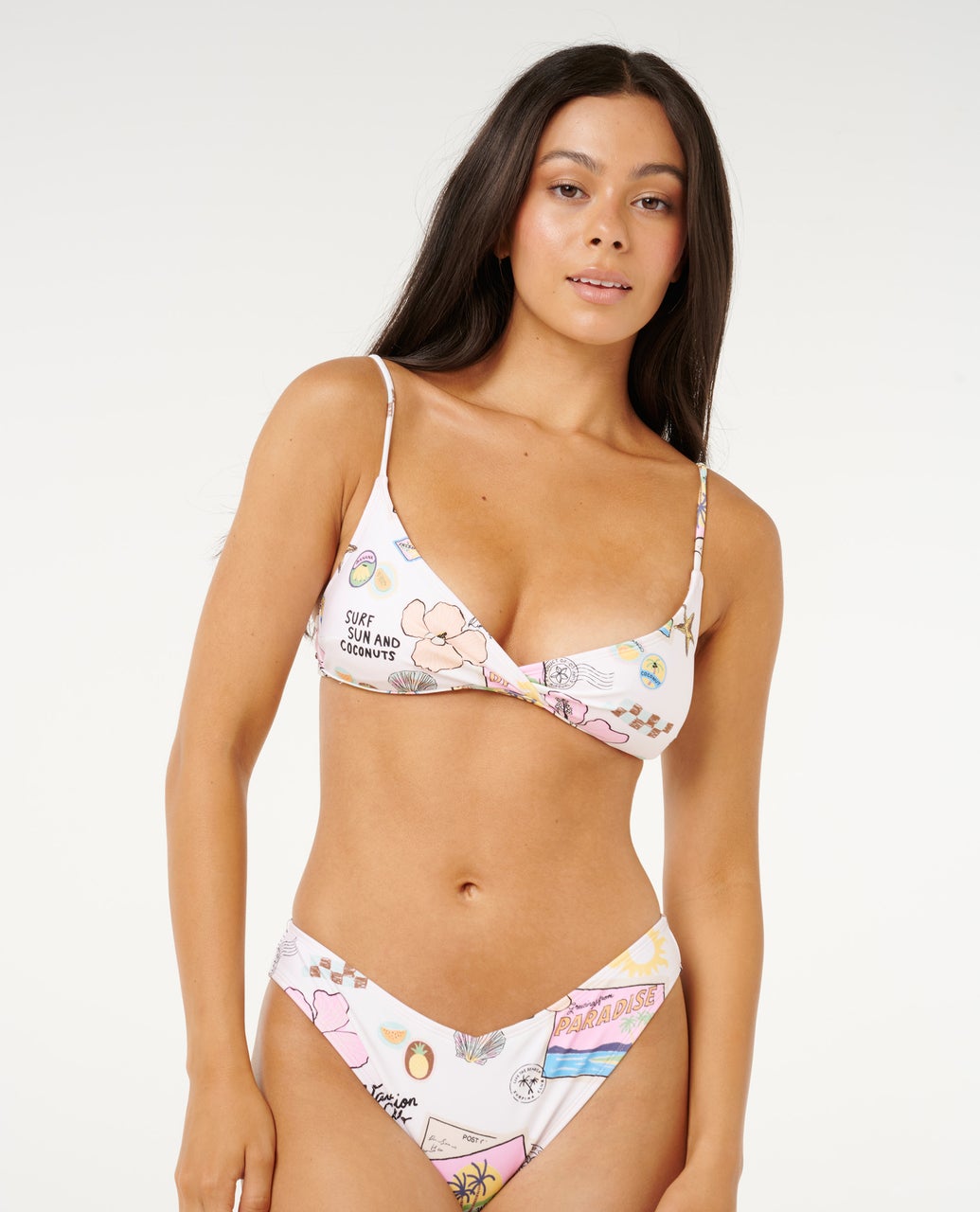 Rip Curl Postcards Bralette - Off White (view 5)
