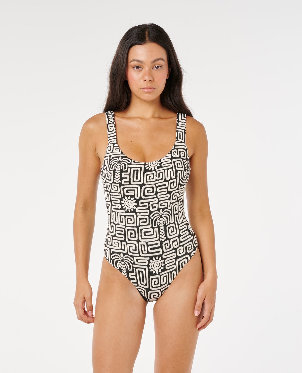 Rip Curl Sunset Jacquard One Piece - Black