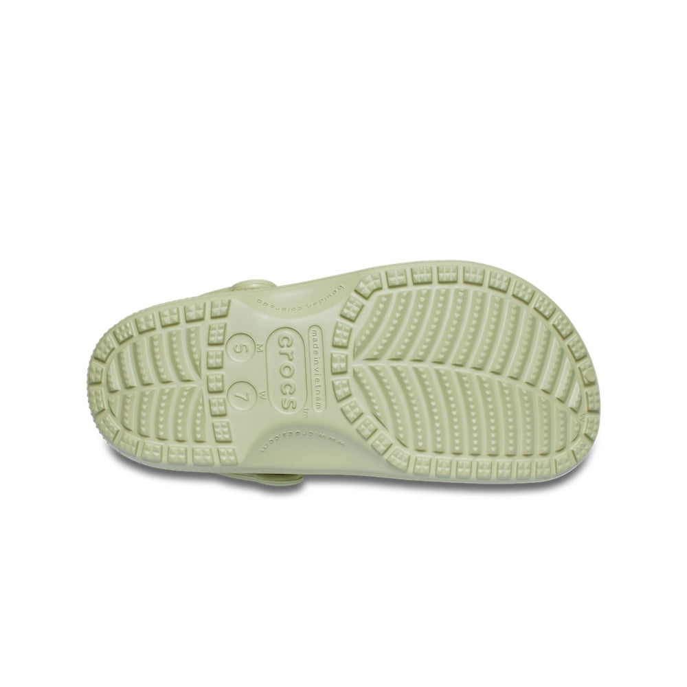 Crocs Classic Clog in Tac Green - top