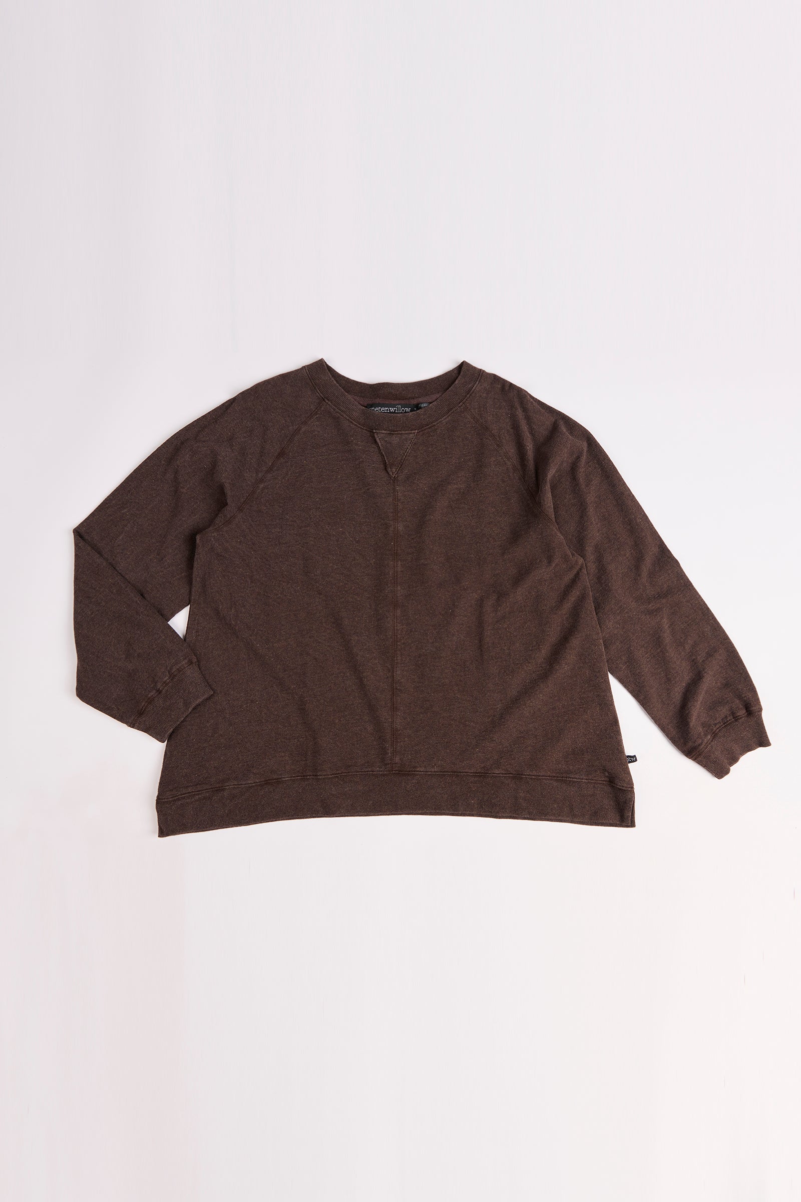 One Ten Willow Drop Side Top - Chocolate (view 2)