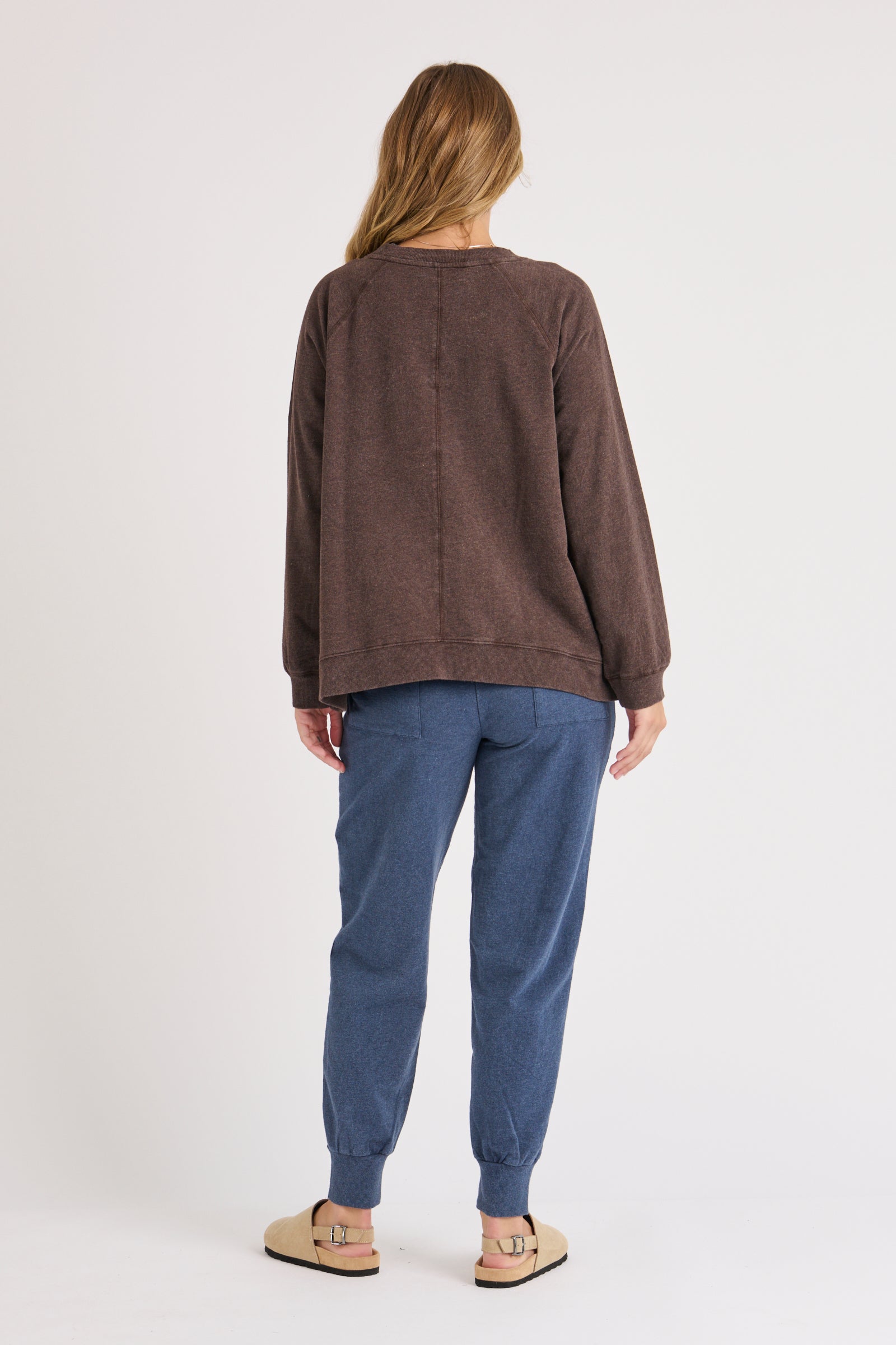 One Ten Willow Drop Side Top - Chocolate (view 5)