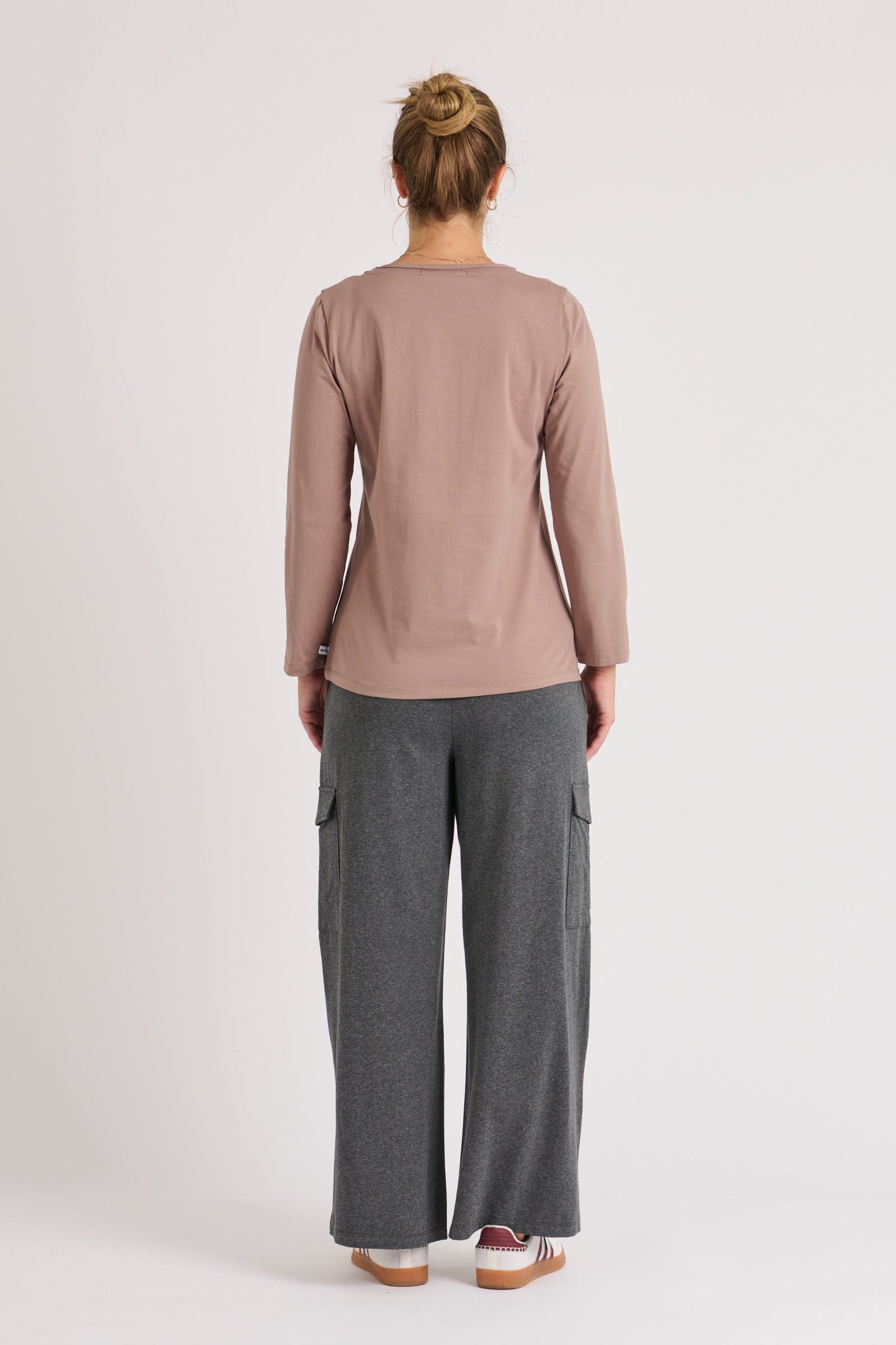 Scoop Neck Top - Mocha