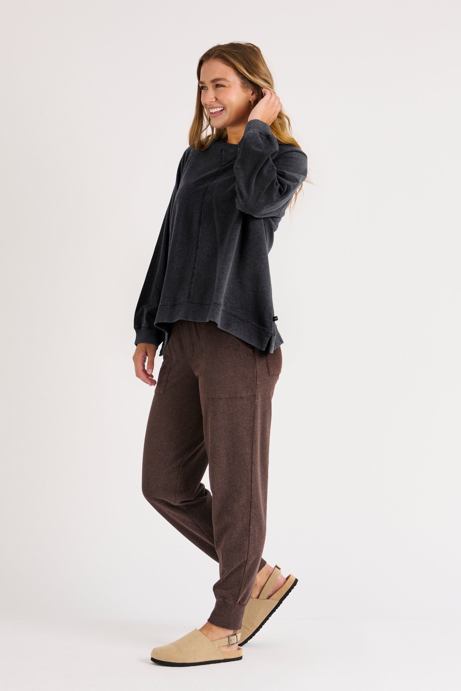 One Ten Willow Drop Side Top - Black (view 4)