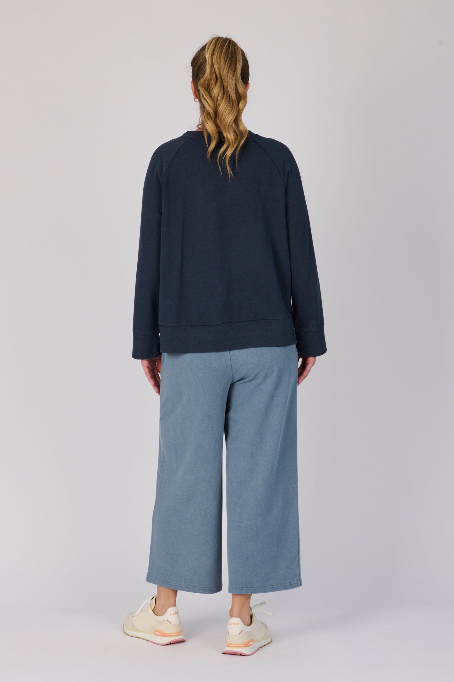 Side Spilt Boxy Top - Ink
