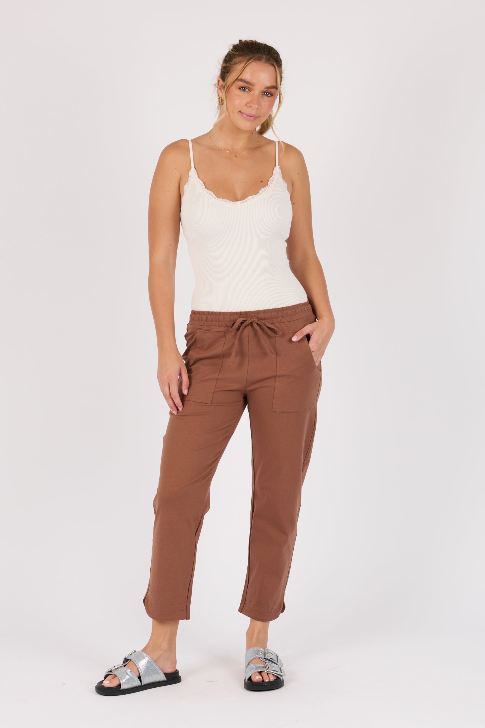 One Ten Willow Beach Pant - Acorn (view 2)