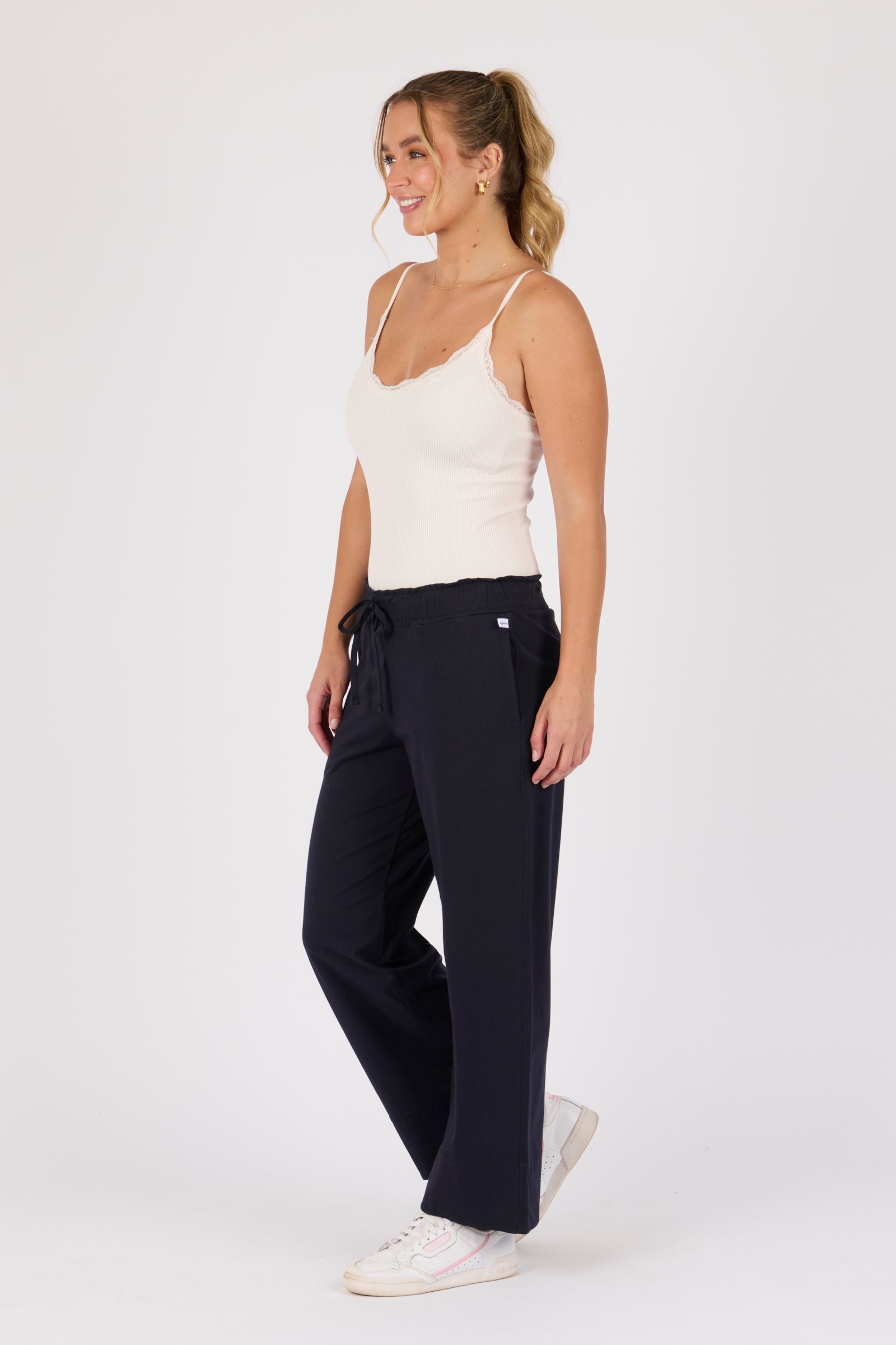 One Ten Willow Cuff Detail Pant - Blue Graphite (view 3)