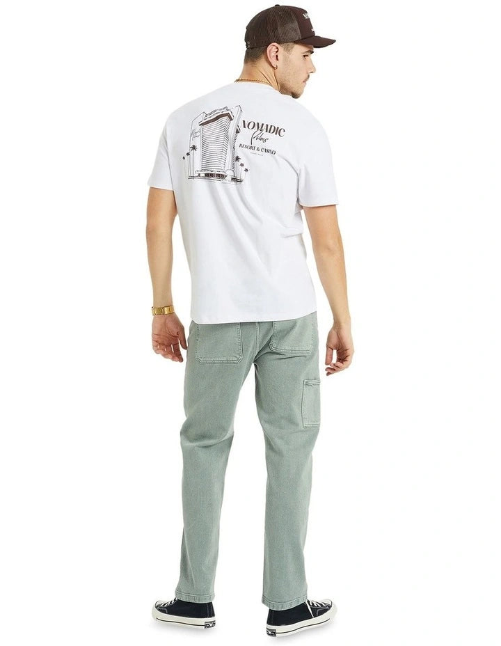 Casino Relaxed Tee - White