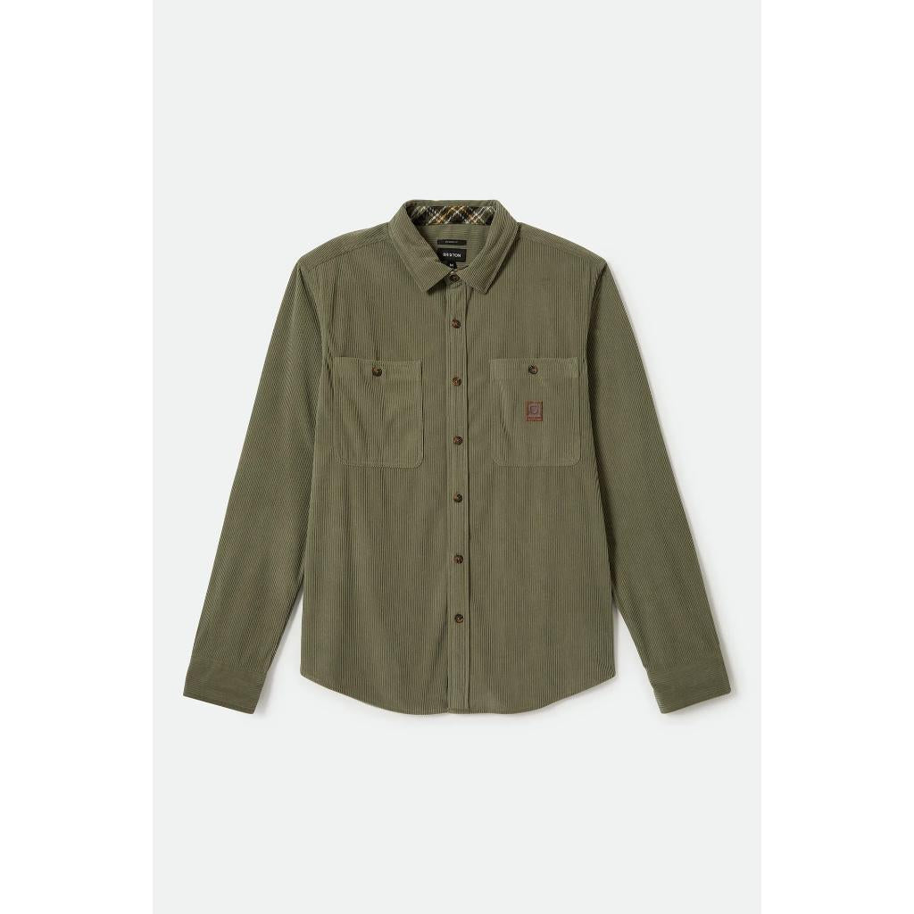 The Field Corduroy Overshirt - Military Olive