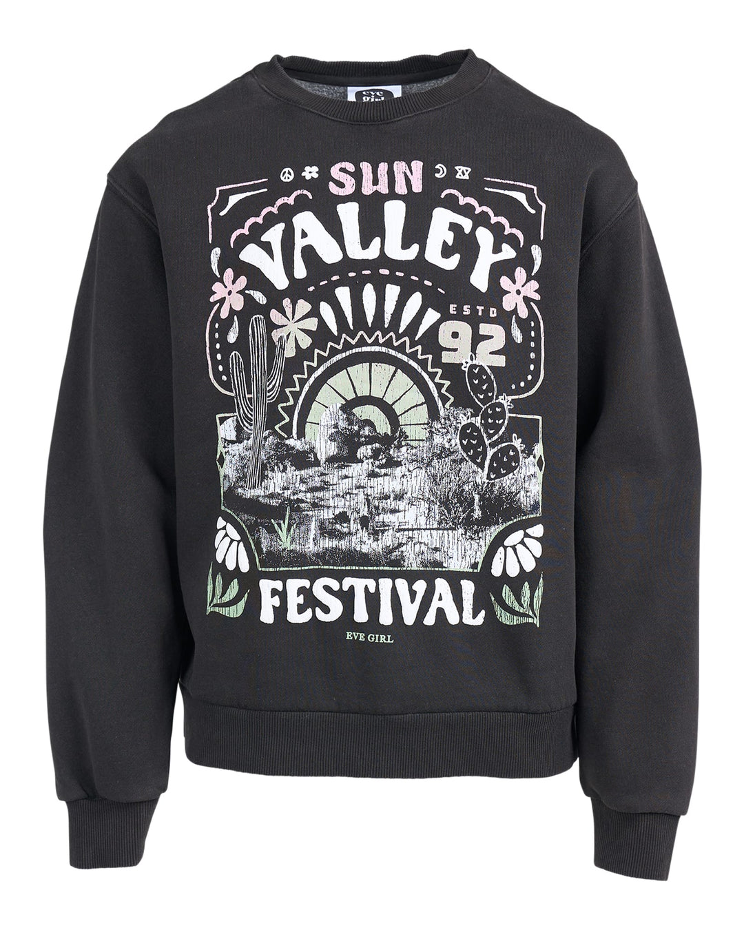 Sun Valley Crew - Washed Black