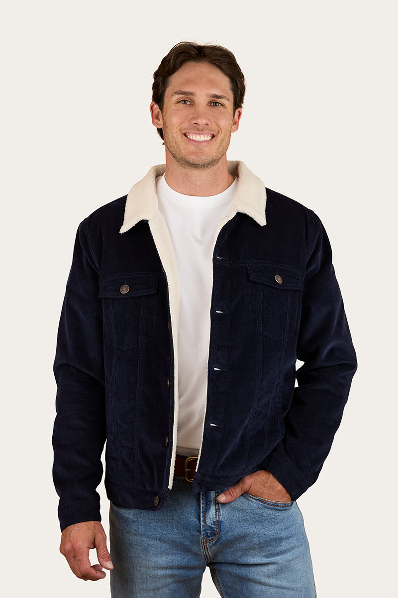Ringers Western Milawa Mens Corduroy Jacket - Navy