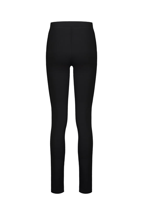 Vassalli Full Length Skinny Leg Ponti Pant - Black (view 7)