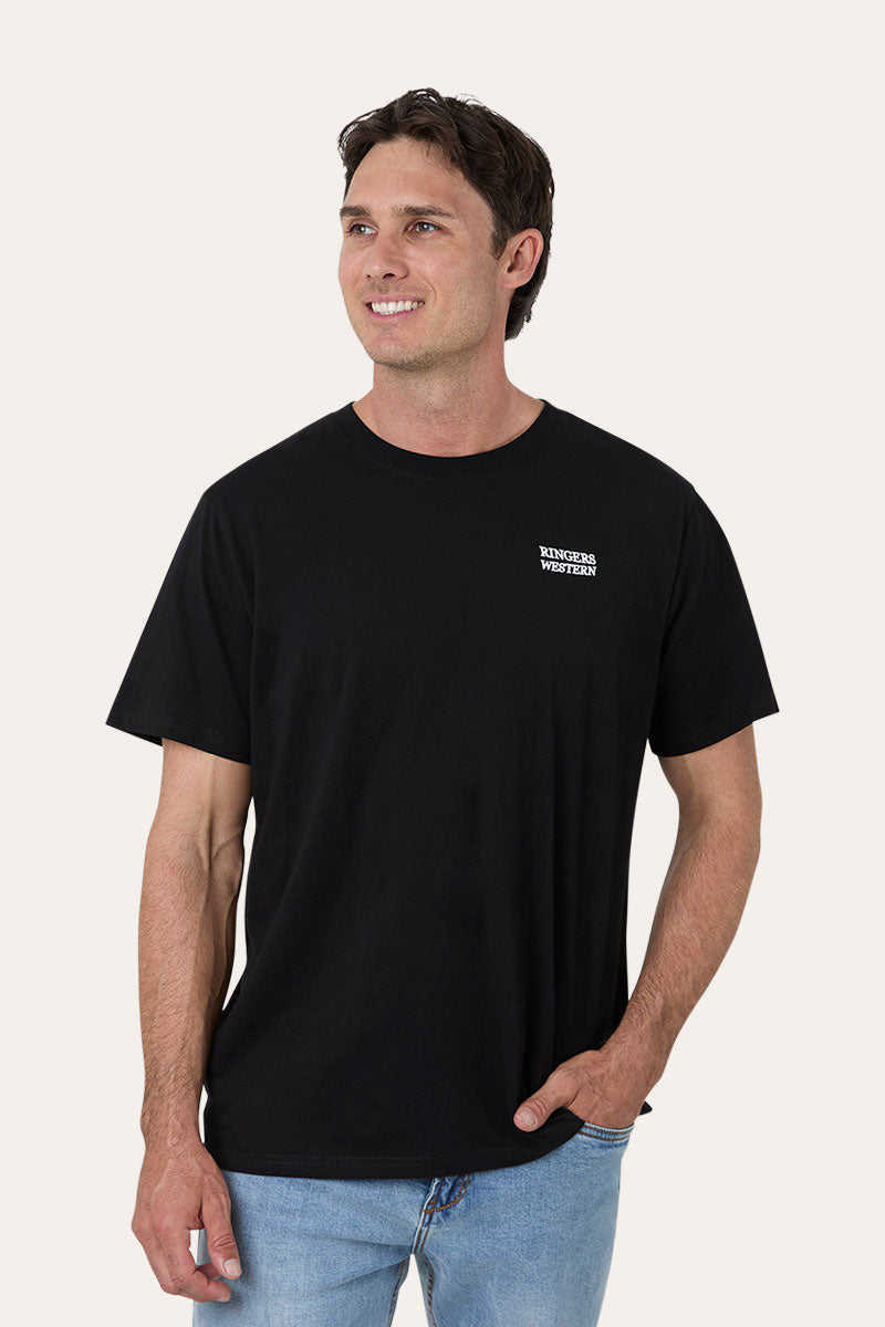 Ringers Western Riggin Mens Loose Fit T-Shirt - Black