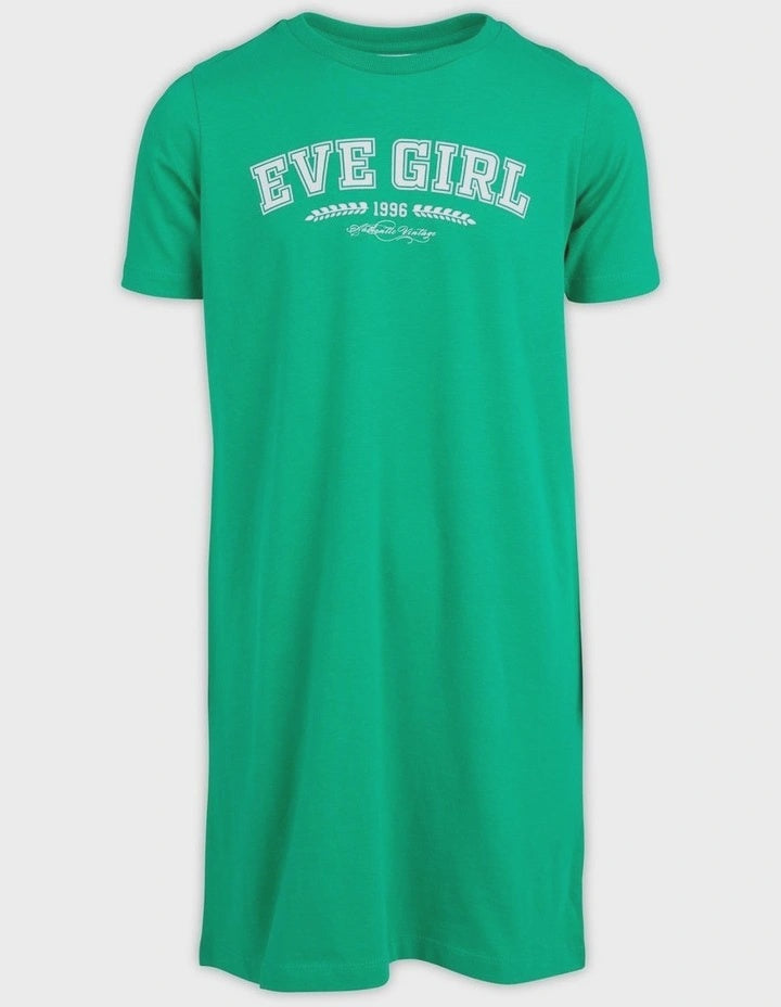 Academy Tee Dress - Green - Teens - Catani Clothing