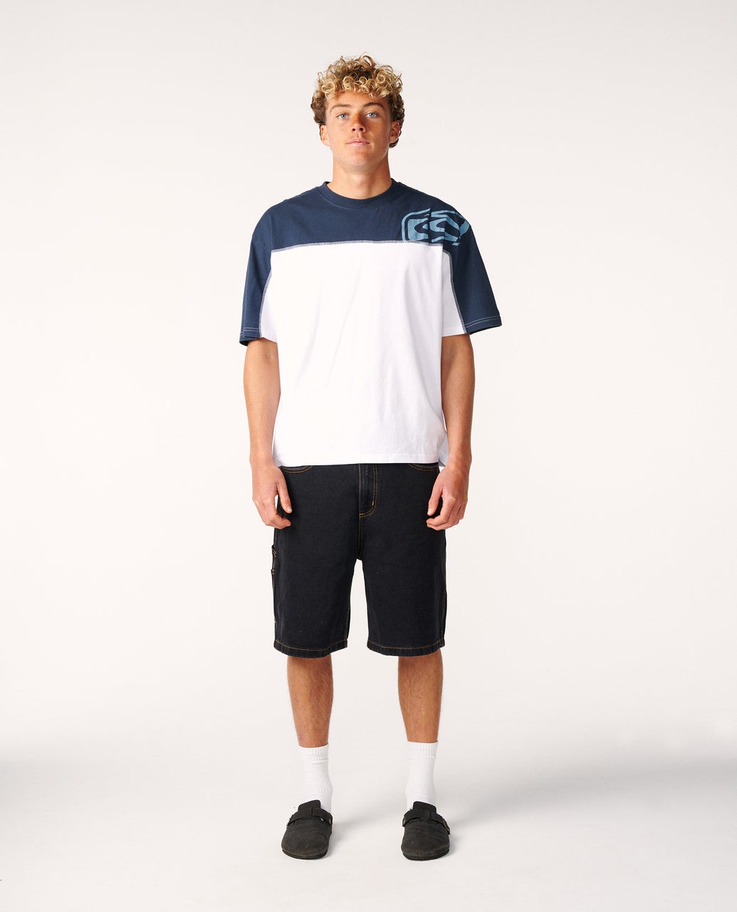 Archive Thrashed Panel Tee - White