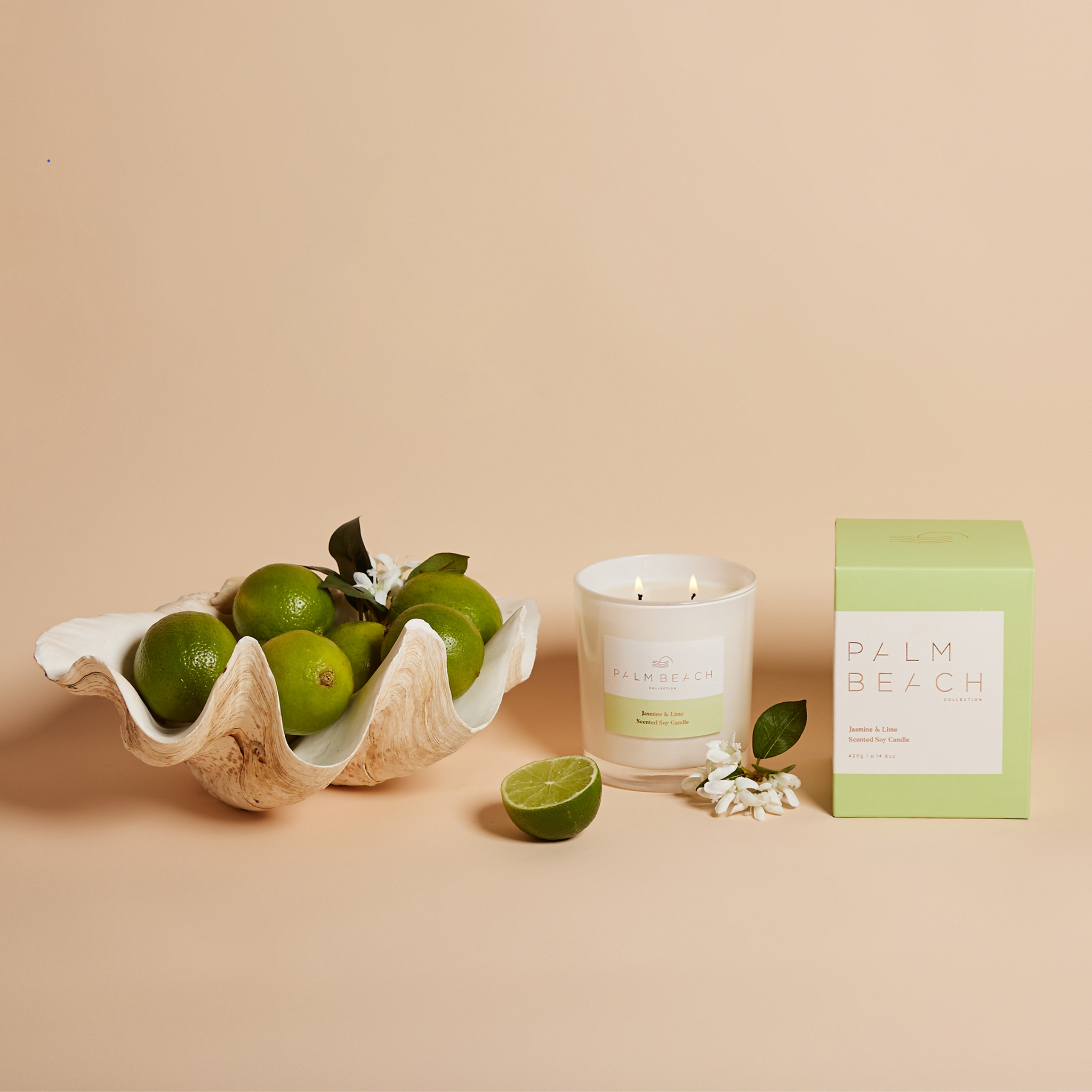 Palm Beach Collection Standard 420g Candle - Coconut + Lime (view 2)