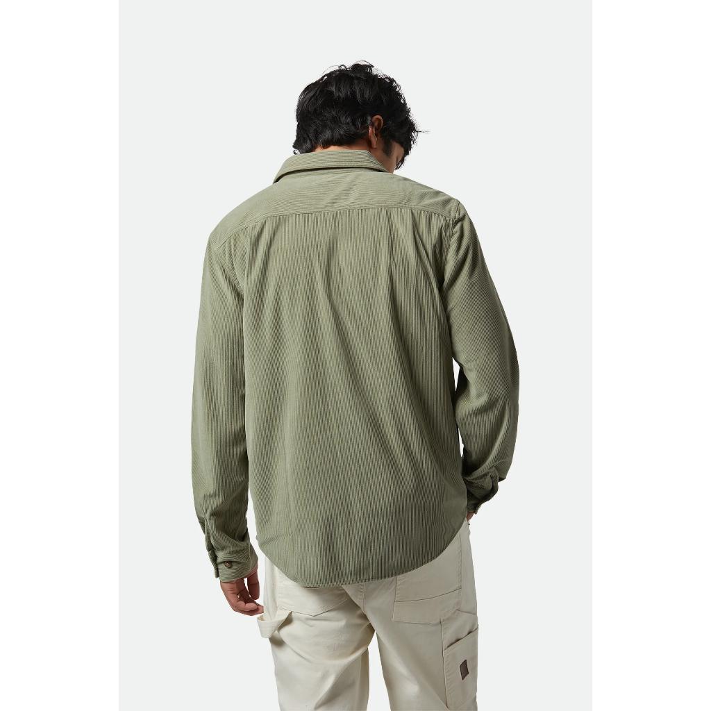 The Field Corduroy Overshirt - Military Olive