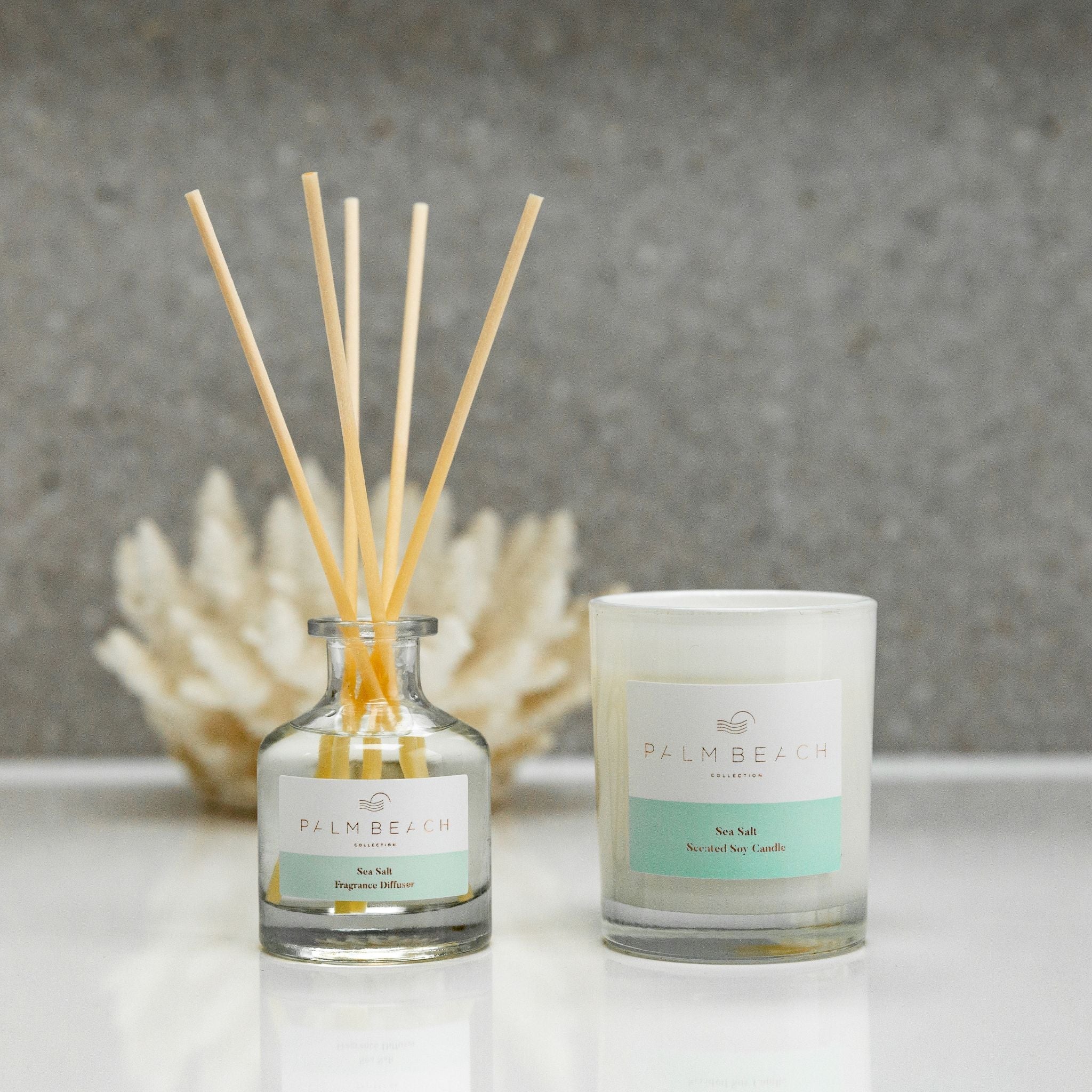 Palm Beach Collection Mini Candle & Diffuser Pack - Sea Salt (view 2)