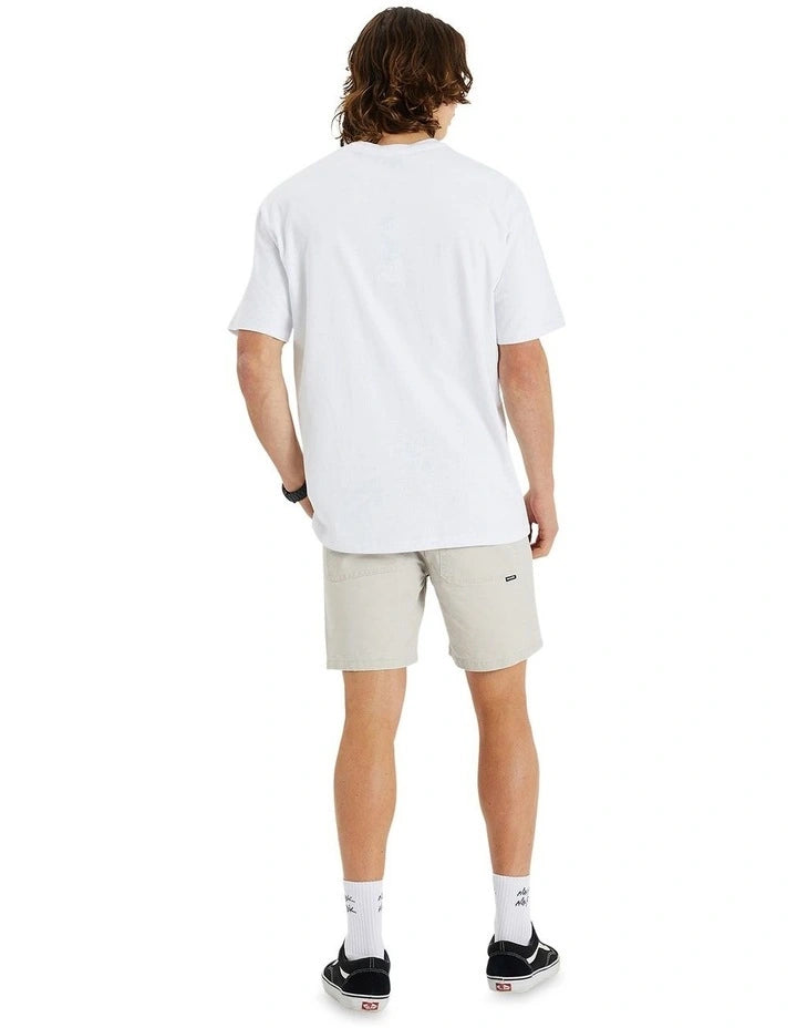 State Box Fit Tee - White