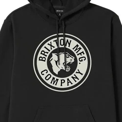 Brixton Forte Hoodie - Washed Black (view 2)