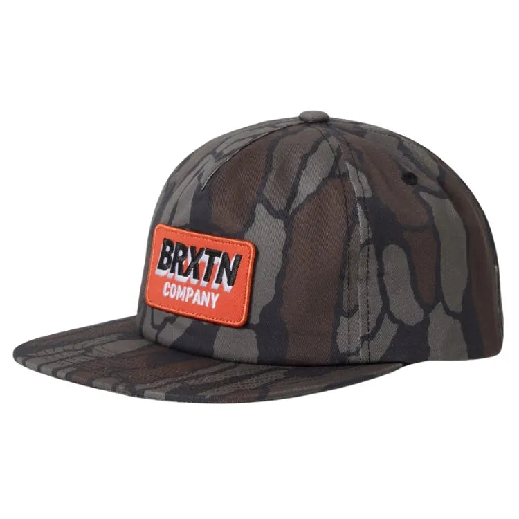 Brixton Payment MP Snapback - Bark Camo