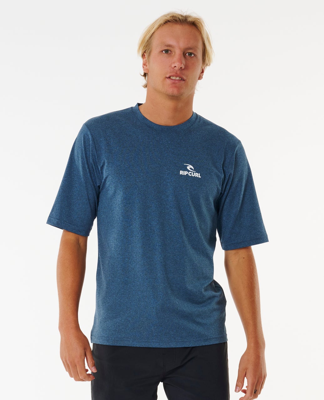 Rip Curl Stack UPF Short Sleeve - Navy Marle