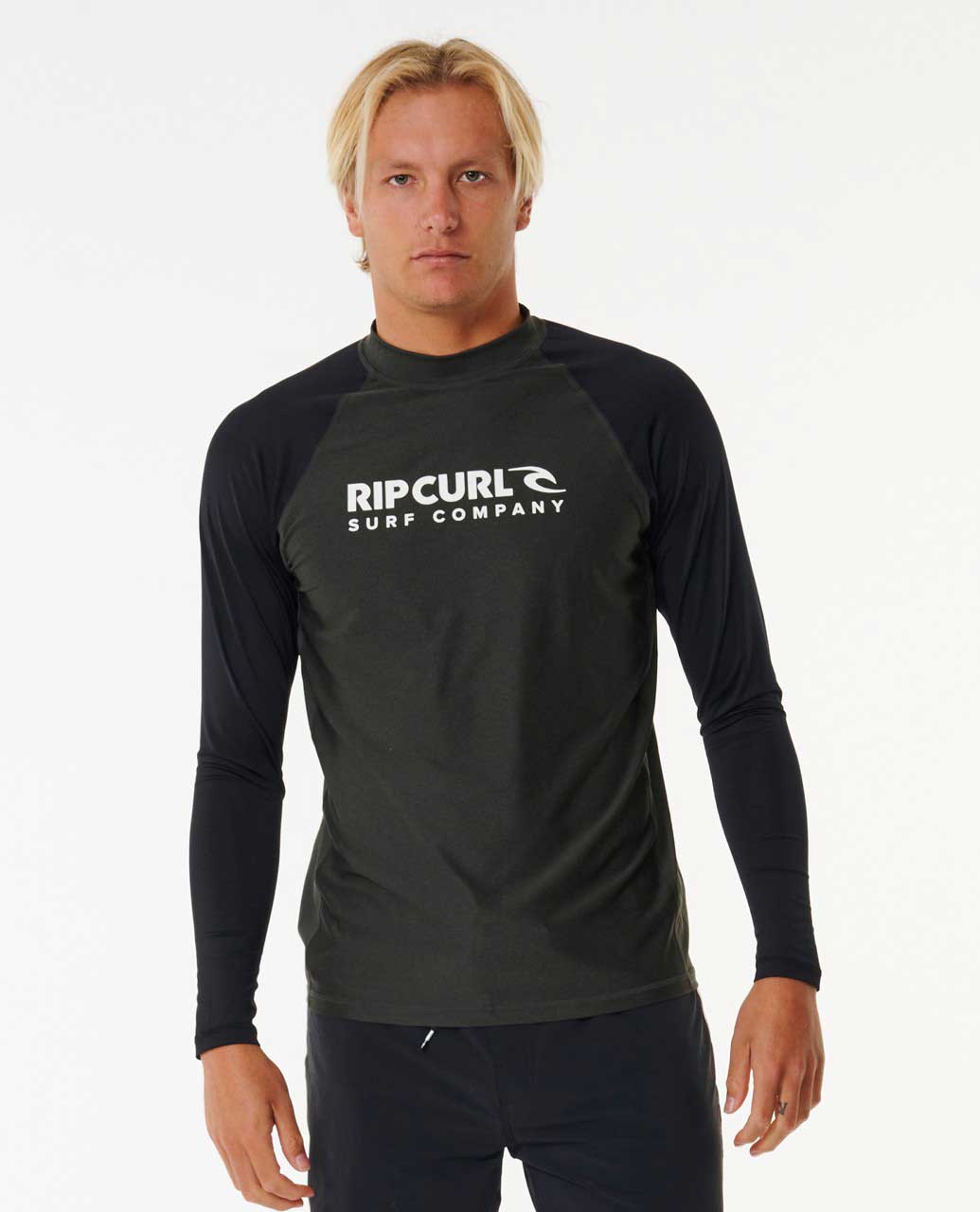 Rip Curl Shock UPF Long Sleeve - Black Marle