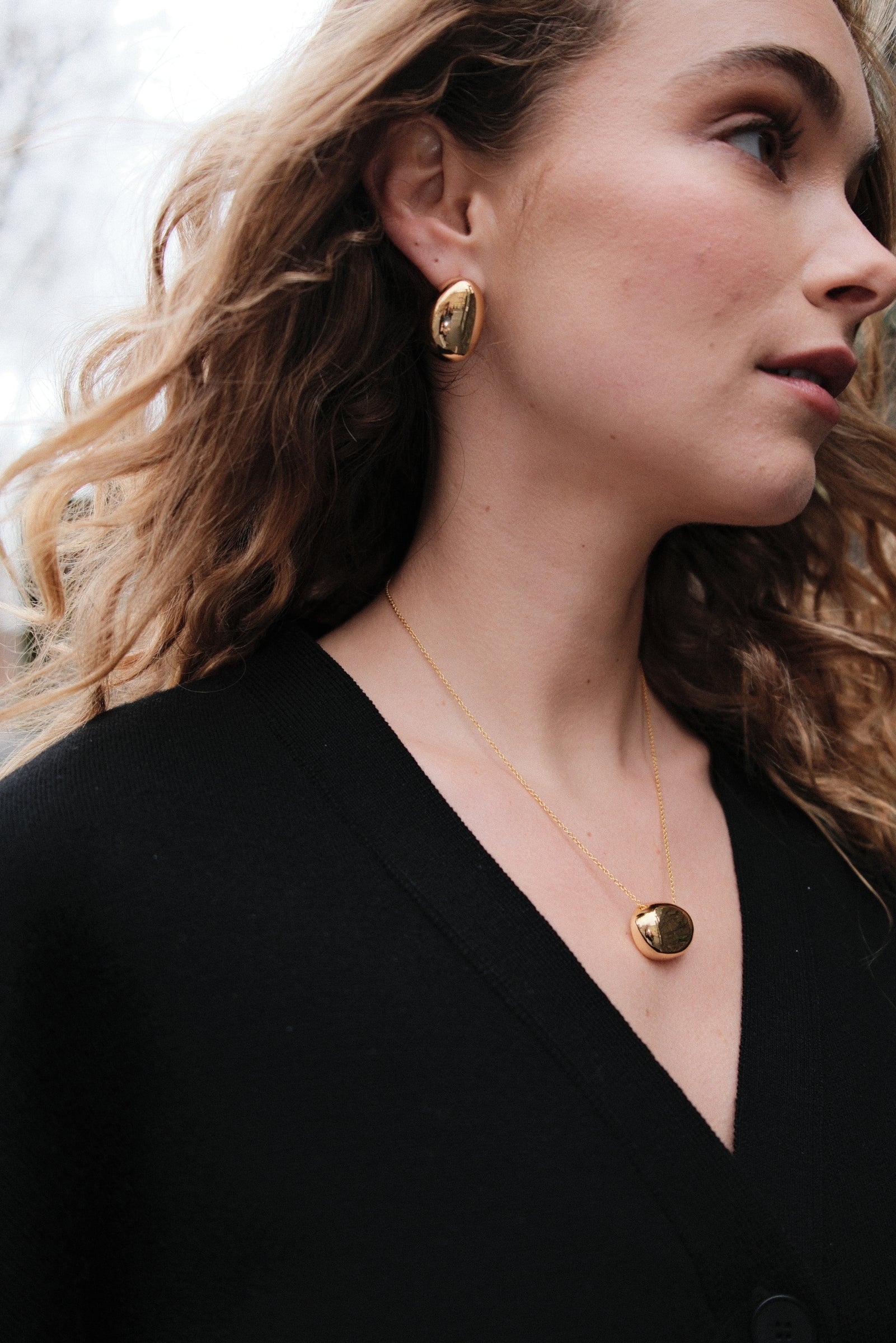 Zafino Ava Earring Silver - detail