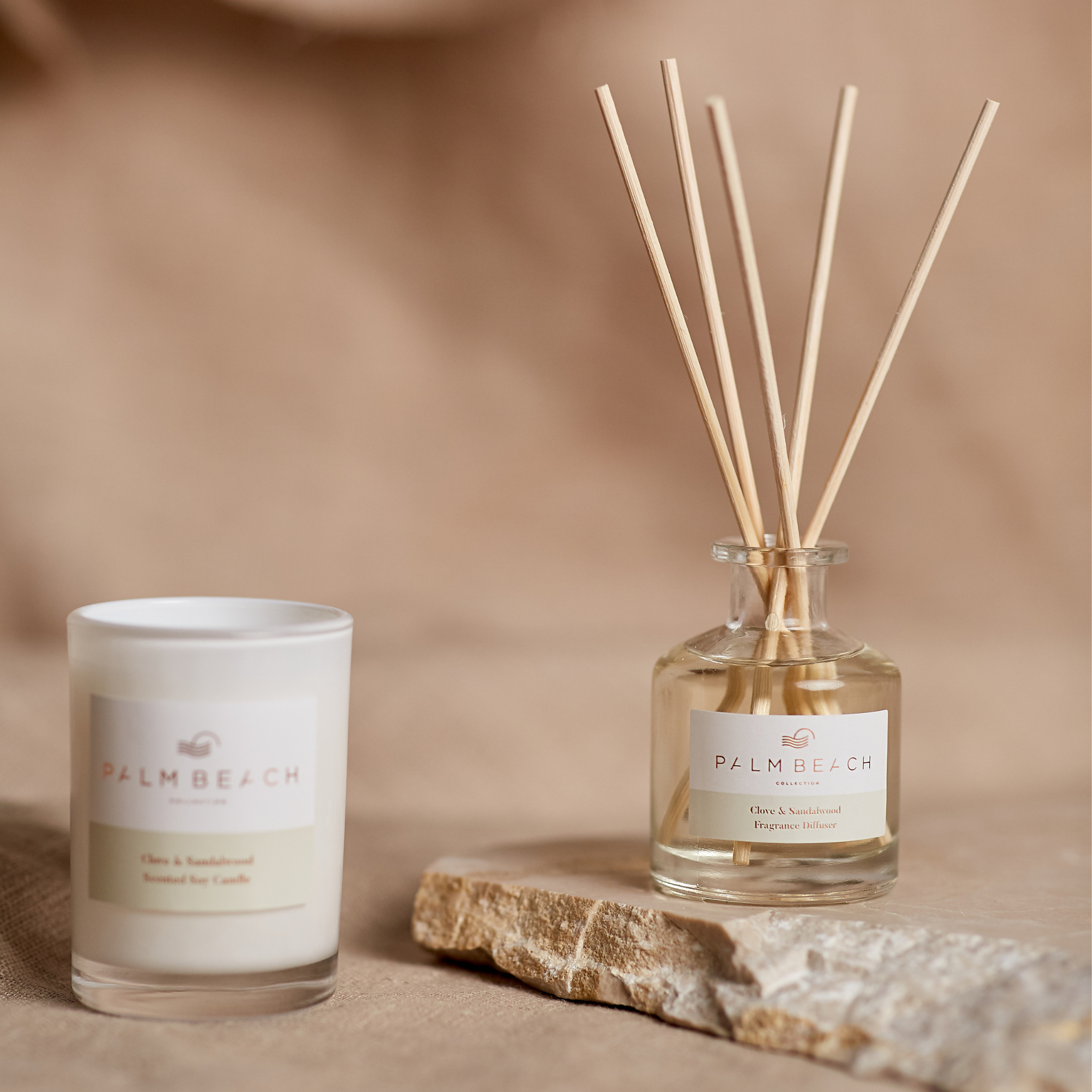 Palm Beach Collection Mini Reed Diffuser 50ml - Clove & Sandalwood (view 2)
