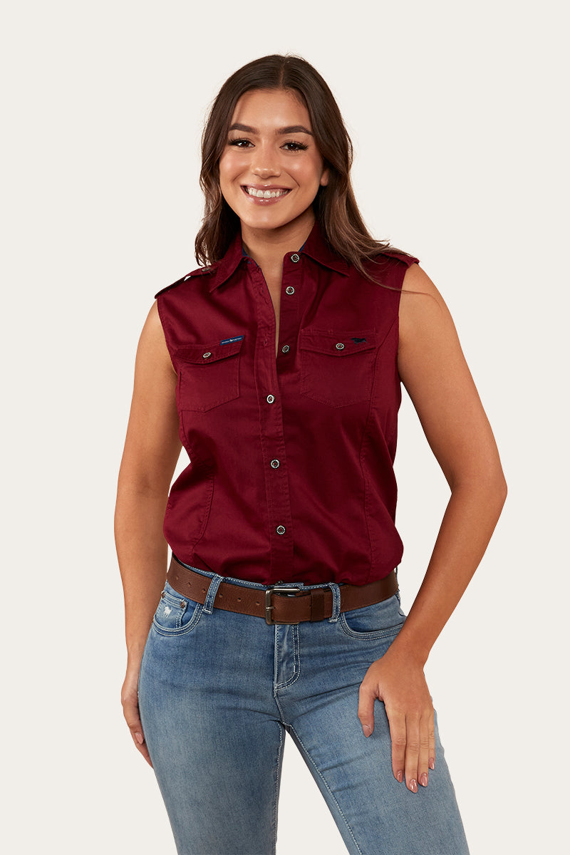Ringers Western Pentecost River Shirt Burgundy