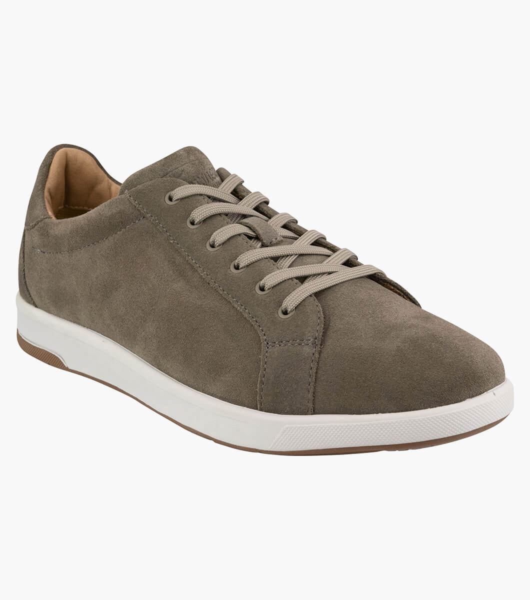 Crossover Lace to Toe Sneaker - Mushroom