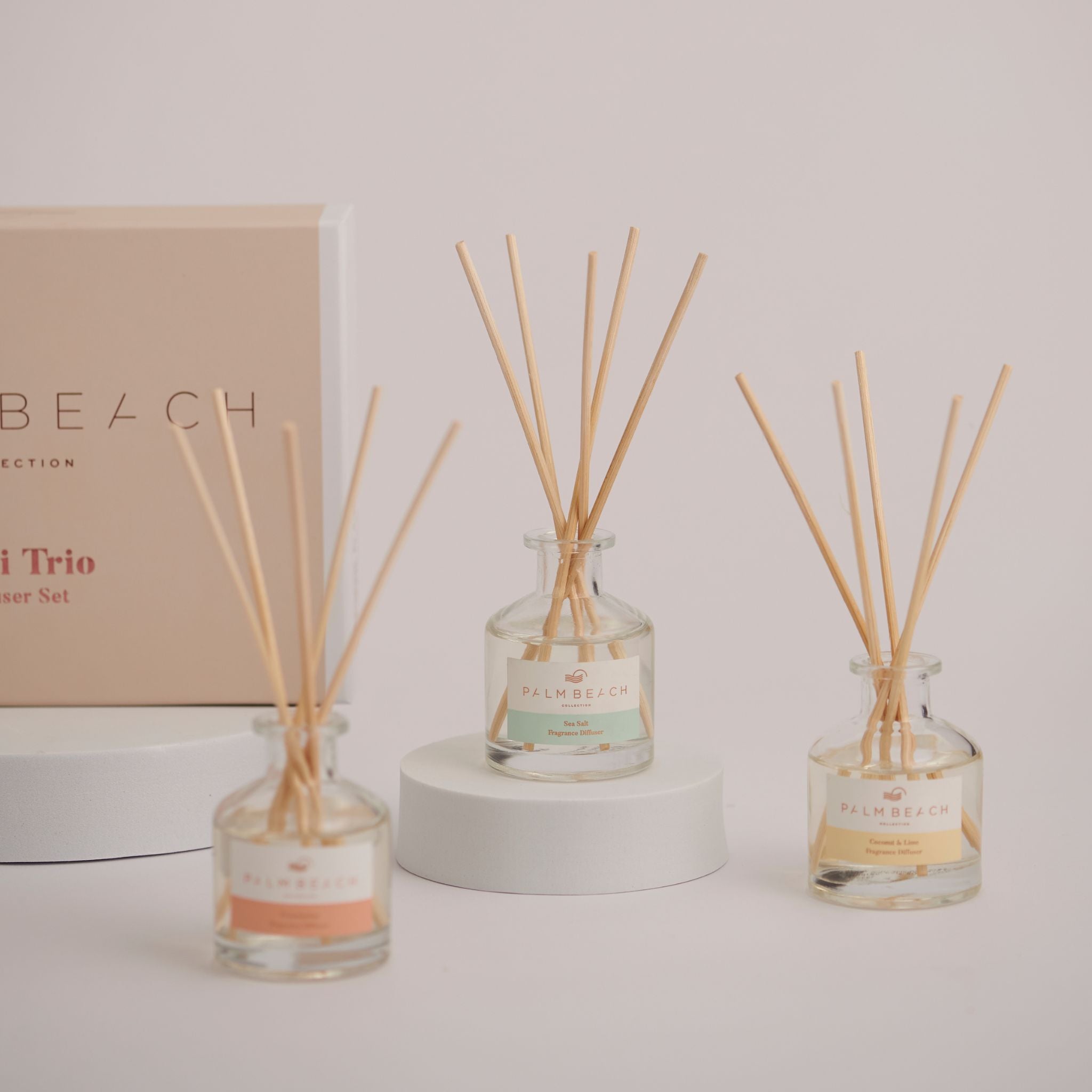 Palm Beach Collection Mini Trio Diffuser Pack - Coconut Lime, Sea Salt, Watermelon (view 2)