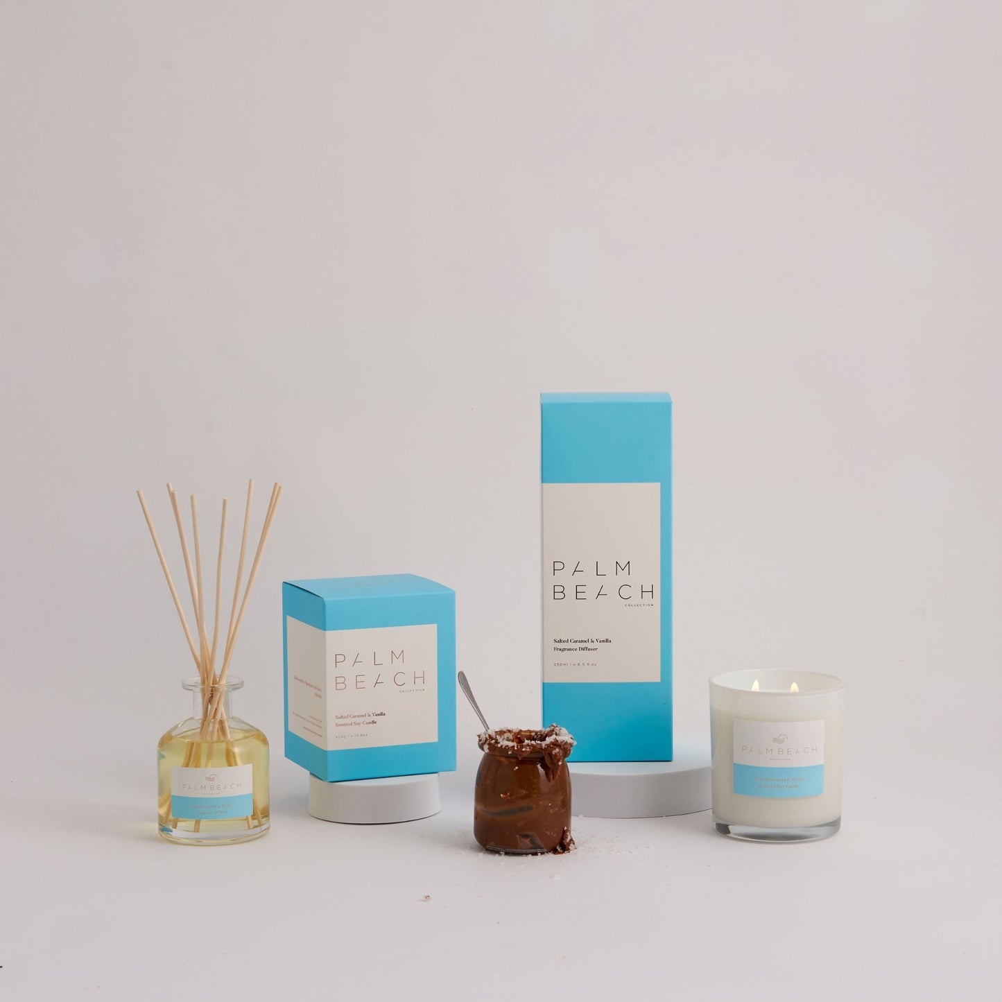 Palm Beach Fragrance Diffuser 250mL - Salted Caramel And Vanilla