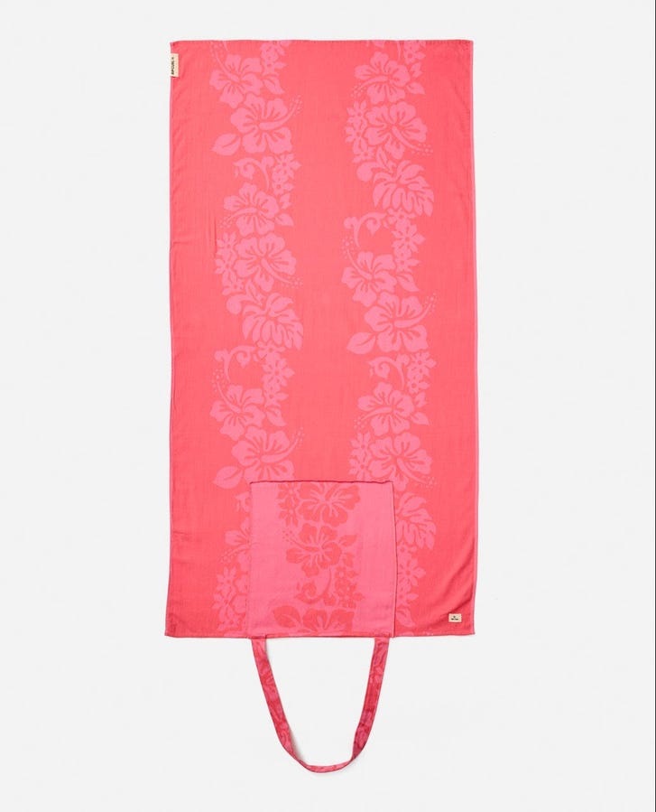 Rip Curl Waikiki Revo Towel / Tote - Watermelon