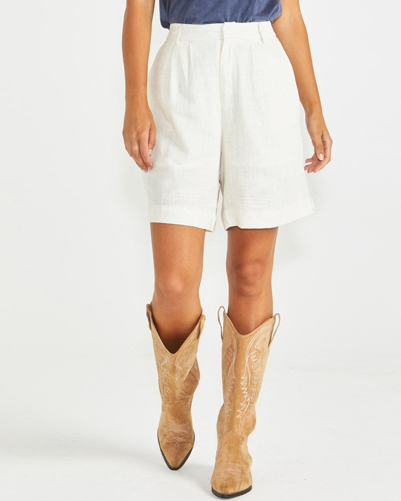 Sass Harley Shorts - Oatmeal Cream (view 2)
