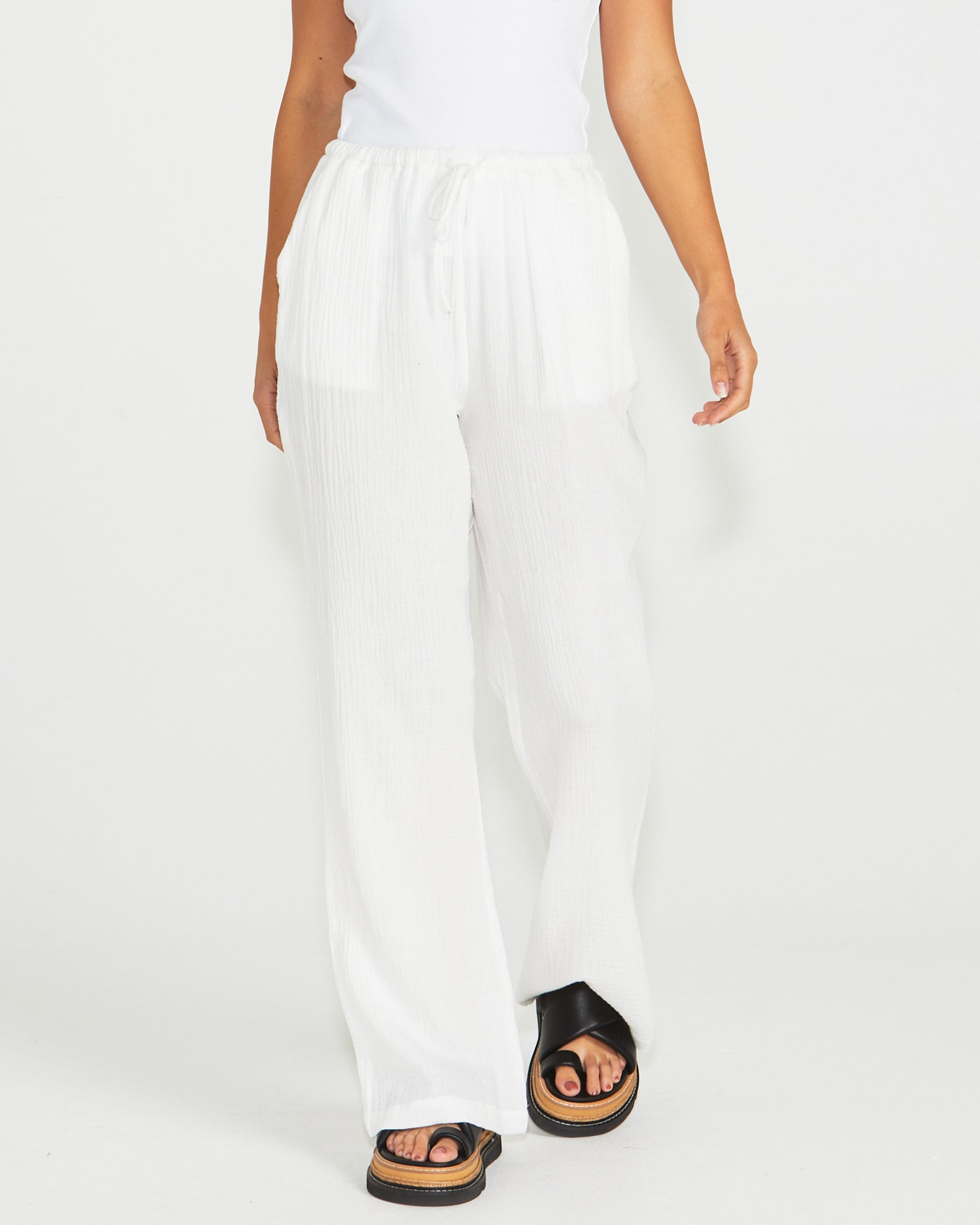 Sass Henny Pants - White (view 2)