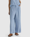 Sass Rye Pant Chambray - detail view