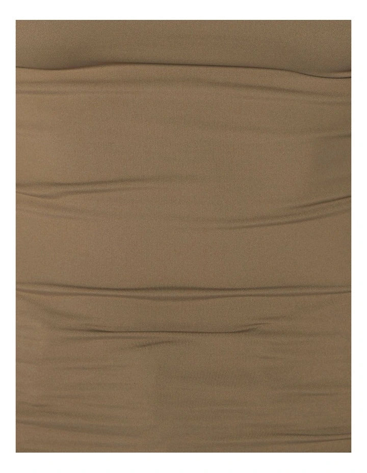 Lea Sleeveless 2 Ways Top - Walnut