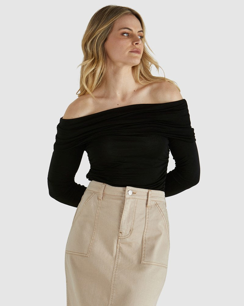 Sass Caprice Top - Black (view 2)