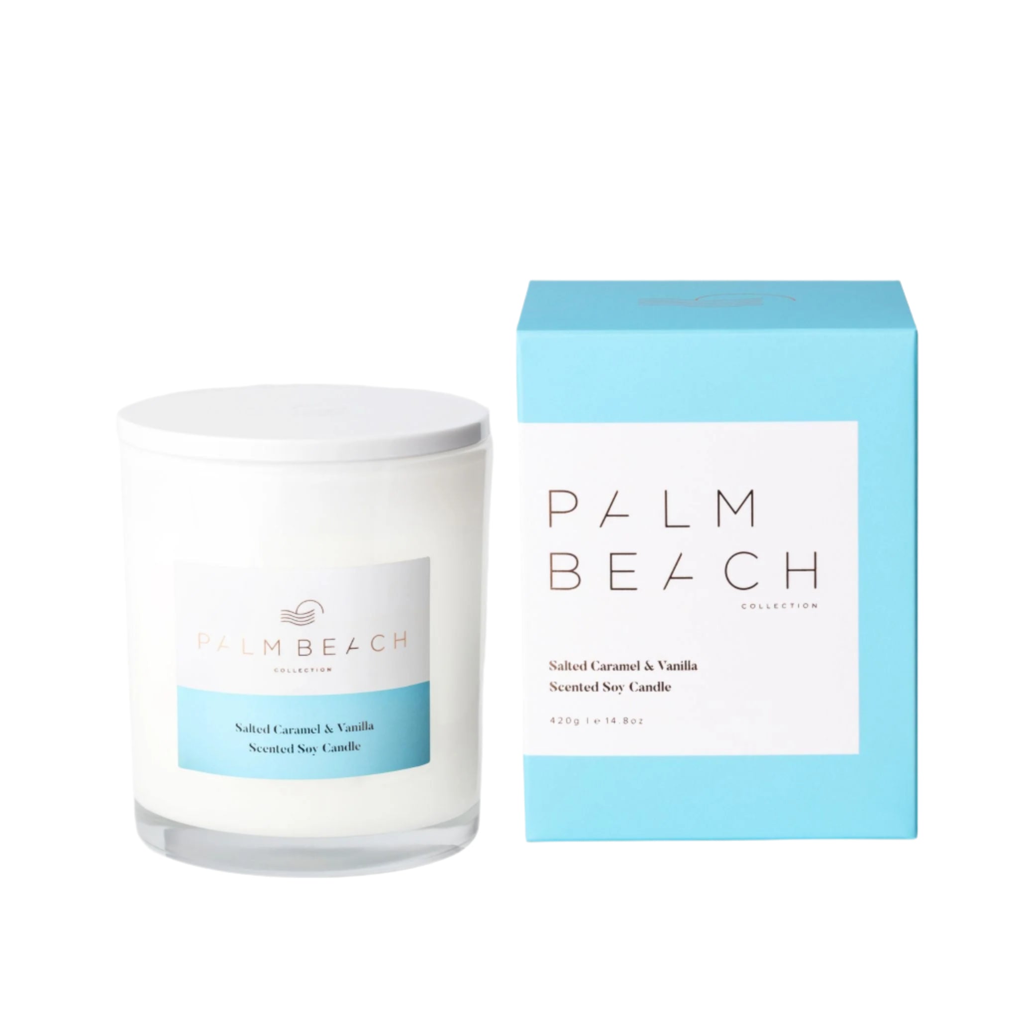 Palm Beach Collection Standard 420g Candle - Salted Caramel & Vanilla