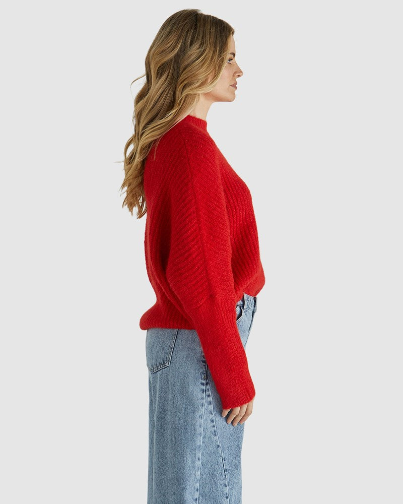 Romee Knit - Poppy Red